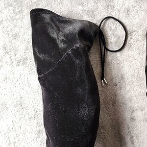 Marc Fisher Women's Black Velvet over the knee boots. Size 8.5